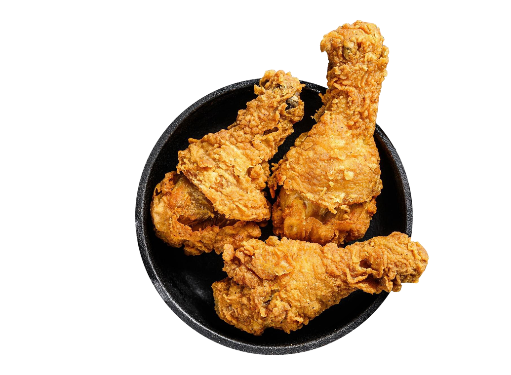 Crispy fried chicken with spices